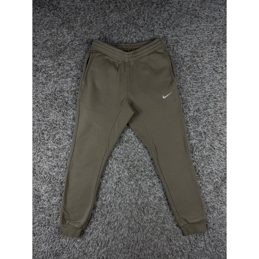 Nike Sportswear Fleece Joggers Sweatpants 716830-247 Beige Tapered Men's Small
